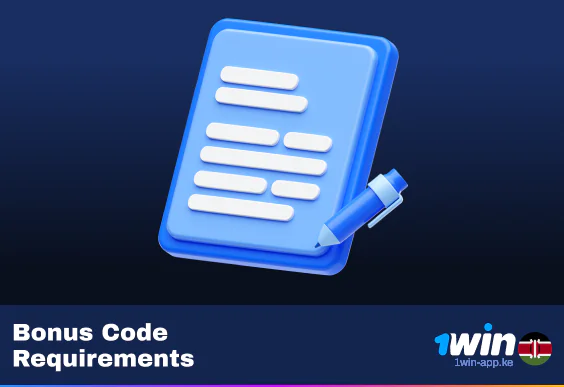 1Win Bonus Code Requirements