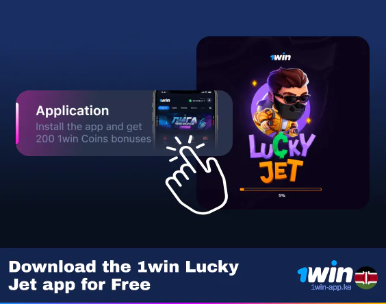 Instruction how Download Lucky Jet for Mobile - 1Win Kenya