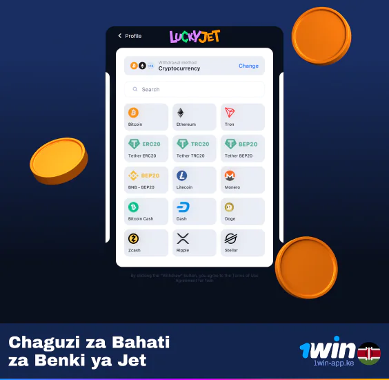 Chaguo za Kuweka na Kutoa za 1Win App Kenya